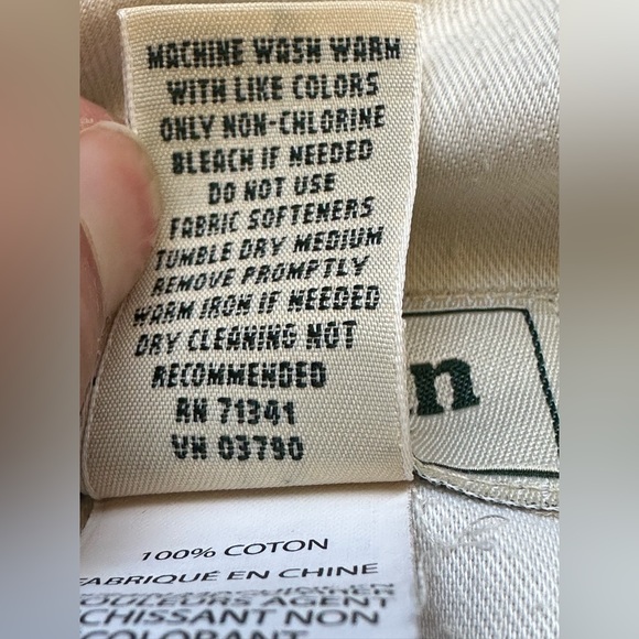 L.L.Bean Natural Fit Kaki Brown Shorts 100 % Cotton Sz 38 Pockets Thick Material - Picture 9 of 13